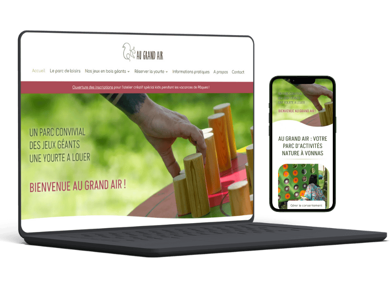 refonte-site-au-grand-air-webbyman refonte site internet web by man