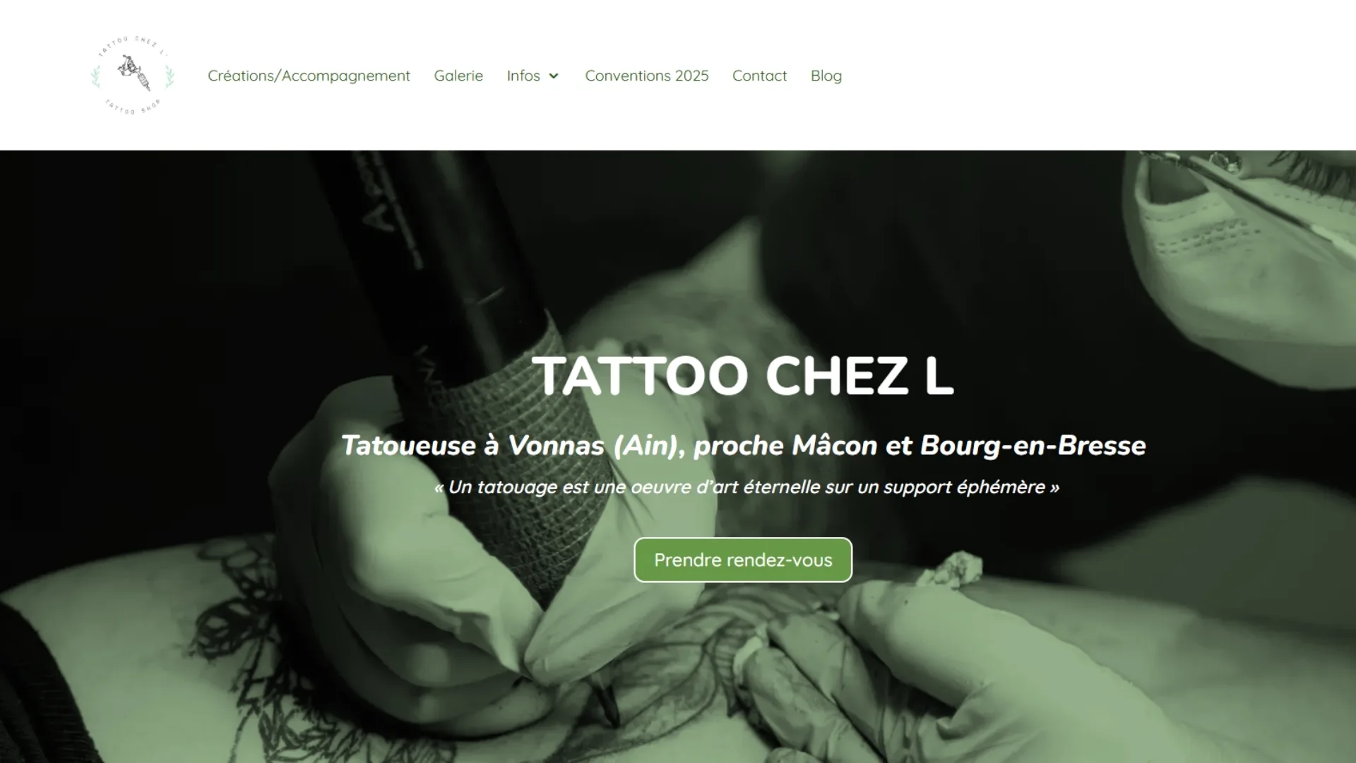 creation site vitrine tattoo chez l (1) création site internet tatoueur